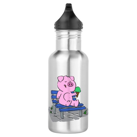 Feines Schweineeis | Farbe wählen Edelstahlflasche (Rechts)