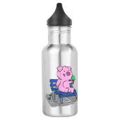 Feines Schweineeis | Farbe wählen Edelstahlflasche (Links)