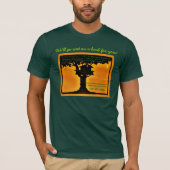 Feines Treehouse-Gebäude, Rotholz-TempelTreehouse T-Shirt (Vorderseite)