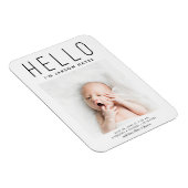 Feines und einfaches HELLO-Foto Magnet (Rechte Seite)