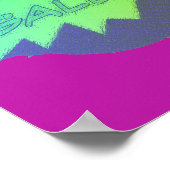 Feines und lebendiges Halftone Burst Sale Poster (Ecke)