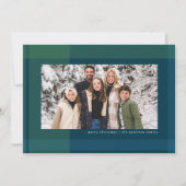 Feines Weihnachten kariertes, schmales Foto (Vorderseite)