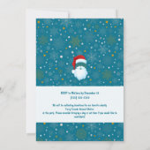 Feines Weihnachtsfest - individuelles Weihnachtsfe Einladung (Rückseite)