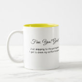 Feines You Great coffee Tasse (Links)