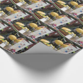 Feinfärbung Geschenkpapier (Ecke)
