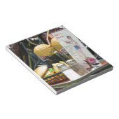 Feinfärbung Notizblock (angewinkelt)