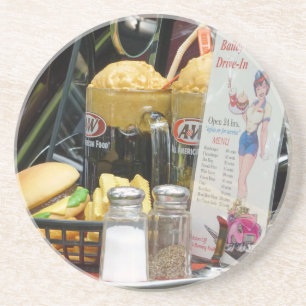 Feinfärbung Sandstein Untersetzer