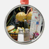 Feinfärbung Silbernes Ornament (Vorne)