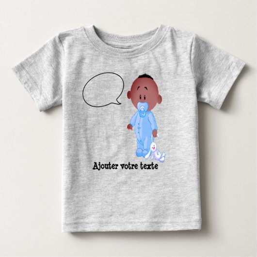 Feinjersey-T-Shirt für Baby Baby T-shirt (Vorderseite)