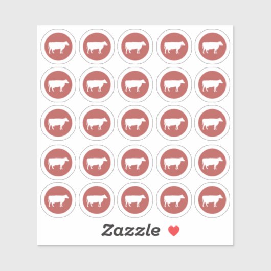 Feinkost Aufkleber (Blatt)