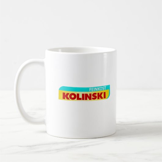 feinkost kolinski merch kaffeetasse (Links)