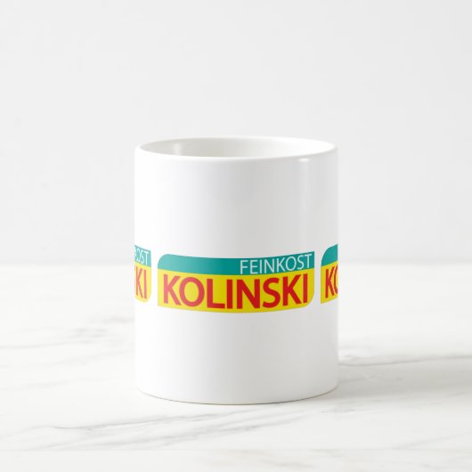 Feinkost kolinski Mug Kaffeetasse (Mittel)