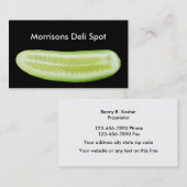 Feinkostgeschäft-Restaurantgewerbe-Karten Visitenkarte (Vorne/Hinten)