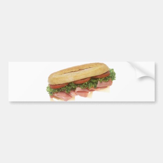 Feinkostgeschäft-Sandwich Autoaufkleber (Vorne)