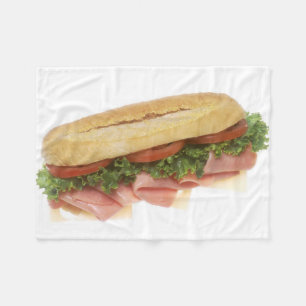 Feinkostgeschäft-Sandwich Fleecedecke