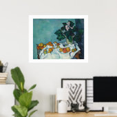 Feinmalerei Paul Cezanne Stillleben Poster (Heimbüro)
