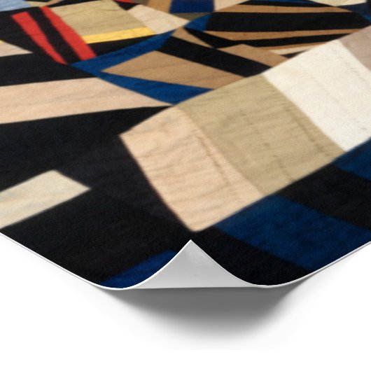 Feinölgeometrie Poster (Ecke)