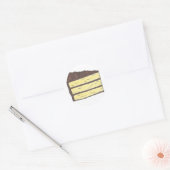 Feinschmecker aus Kuchenschokolade Runder Aufkleber (Umschlag)