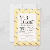 Feinschmecker Bacon Breakfast Funny Pattern