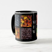 Feinschmecker benutzerdefinierte Monogramm-Tasse 3 Tasse (Vorderseite Links)