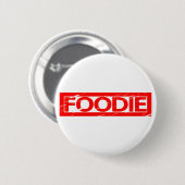 Feinschmecker Briefmarke Button (Vorne & Hinten)