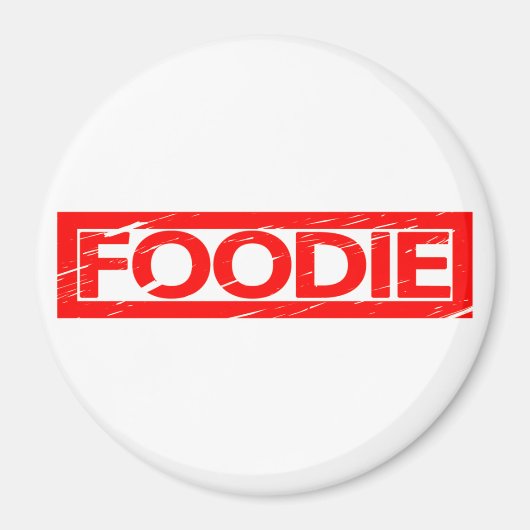 Feinschmecker Briefmarke Magnet (Vorne)