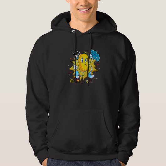 Feinschmecker Chicken Nuggets Running Chicken Nugg Hoodie (Vorderseite)