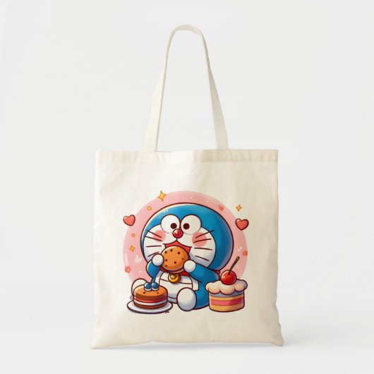 Feinschmecker Doraemon Tragetasche (Vorne)