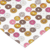 Feinschmecker Doughnut Shop Frühstück Essen Donut  Tischdecke (Schrägansicht)