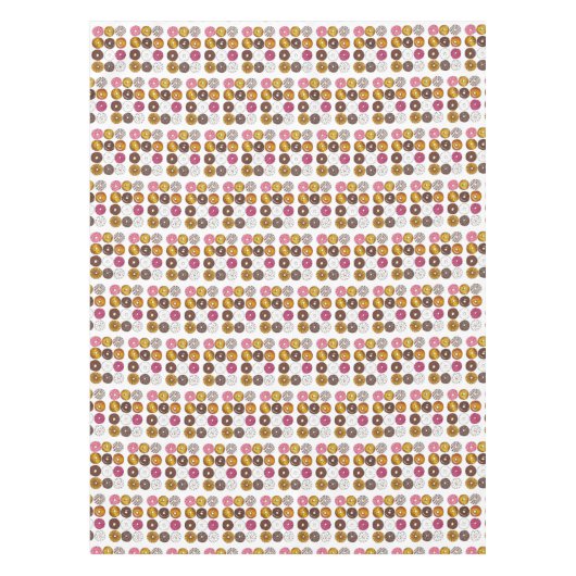 Feinschmecker Doughnut Shop Frühstück Essen Donut  Tischdecke (Vorderseite)