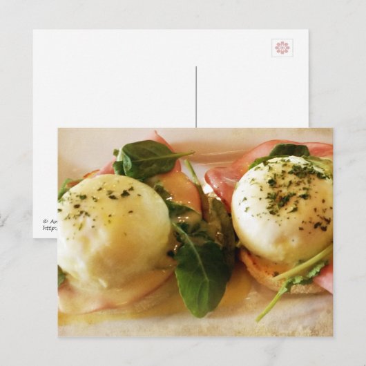 Feinschmecker - Eier Postkarte (Vorne/Hinten)