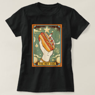 Feinschmecker ernähren sich von der Hot Dog Tarot T-Shirt