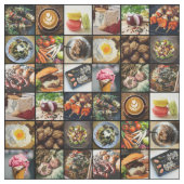 Feinschmecker-Foto-Collagengewebe Stoff (Muster)
