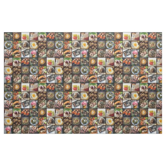 Feinschmecker-Foto-Collagengewebe Stoff (Fat Quarter (45,7 x 55,9 cm))