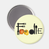 Feinschmecker für hellen Hintergrund Magnet (Vorderseite/Rückseite)