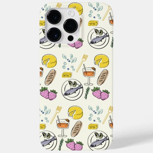 Feinschmecker Minimalistisch Case-Mate iPhone Hülle (Rückseite)