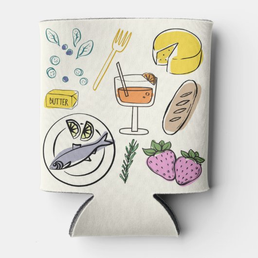 Feinschmecker Minimalistisch Dosenkühler (Vorderseite)