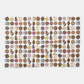 Feinschmecker mit Backwaren Muffin Cake Whoopie Pi Handtuch (Horizontal)