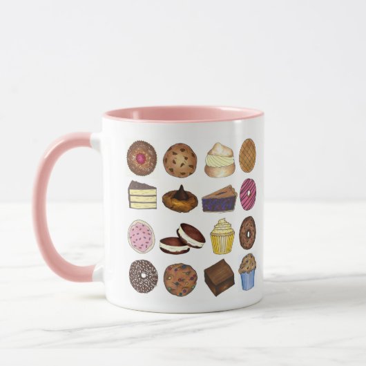 Feinschmecker mit Backwaren Muffin Cake Whoopie Pi Tasse (Links)