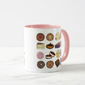 Feinschmecker mit Backwaren Muffin Cake Whoopie Pi Tasse (VorderseiteRechts)