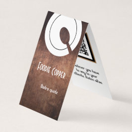 Feinschmecker Restaurant Template Business Card Visitenkarten