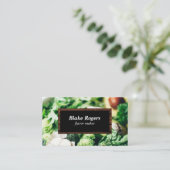 Feinschmecker | Salat | Koch Visitenkarte (Stehend Vorderseite)