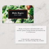 Feinschmecker | Salat | Koch Visitenkarte (Vorne/Hinten)