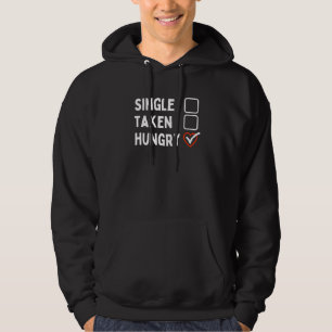 Feinschmecker Single genommen Hunger Food Single L Hoodie
