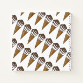 Feinschmecker Vanilla Ice Creme Nutty Nuts Buddy C Notizbuch (Rückseite)