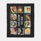 Feinschmecker-Vliesdecke Fleecedecke (Vorderseite)