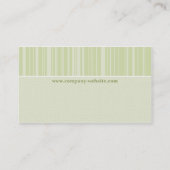 Feinschmeckerische Bistro-Visitenkarte Visitenkarte (Rückseite)