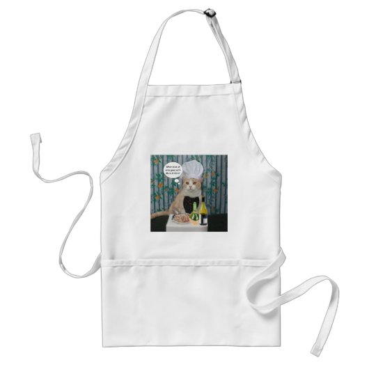 Feinschmeckerische Katze Schürze (Vorne)