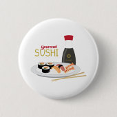 Feinschmeckerische Sushi Button (Vorderseite)