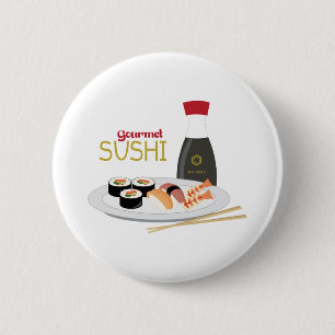 Feinschmeckerische Sushi Button